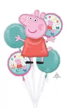Súprava fóliových balónikov Prasiatko Pepina