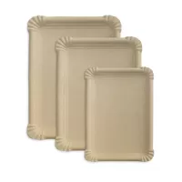 Papierová tácka KRAFT 13 x 20 cm - 100 ks