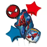 Súprava fóliových balónikov Spiderman 5 ks