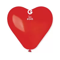 Dekoračný latexový balónik srdca červené 30 cm