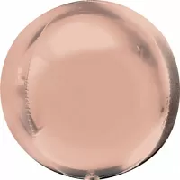 Fóliový balónik gule Orbz rose gold 40 cm