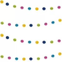 Girlanda papierová - farebné gule 213 cm