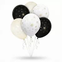 Latexové balóniky zlaté hviezdičky 6 ks