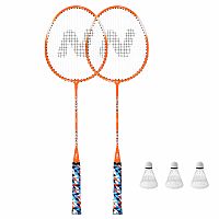 Súprava 2 bedmintonových rakiet NILS NRZ2051