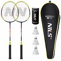 Súprava 2 bedmintonových rakiet NILS NRZ204-1