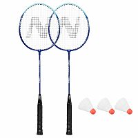 Súprava 2 bedmintonových rakiet NILS NRZ210