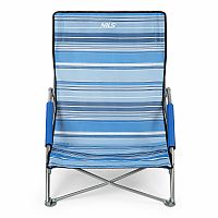 Plážové kreslo NILS Camp NC3035 modro-biele