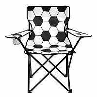 Skladacia stolička NILS Camp NC3303 biela/čierna