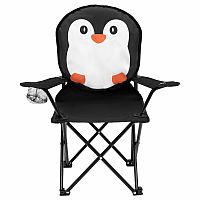 Detská skladacia stolička NILS Fun NC3305 tučniak