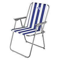 Skladacie kempingové kreslo NILS Camp NC3503 modré/biele