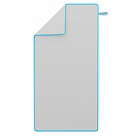 Ručník z mikrovlákna NILS NCR13 šedý/modrý