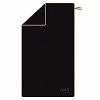 Uterák z mikrovlákna NILS aqua NAR12 čierny/oranžový