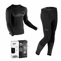 Pánska bezšvová termobielizeň NILS BTZ0464 Magnus čierna