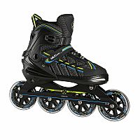 Kolieskové korčule NILS Extreme NA1128 čierno-zelené