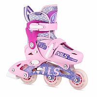 Kolieskové korčule NILS Extreme NA13102 ružové