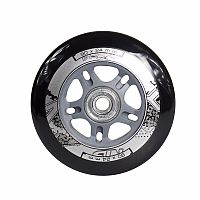 Zostava čiernych PU koliesok 90x24 + ložiská ABEC9