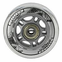 Zostava čírych PU koliesok 72x24 + ložiská ABEC7 NILS EXTREME