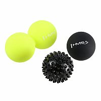 Súprava masážnych loptičiek Lacrosse Ball HMS BLS01