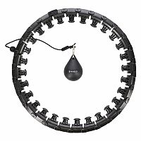Masážna hula hoop HMS HHW12 plus size so závažím čierna