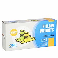 Záťaže na zápästie a členky ONE FITNESS WW01 2 x 0,7 kg žlté