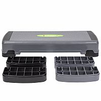 Step na aerobik HMS AS005 sivý