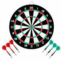 Terč a oceľové šípky NILS Fun TDN05 2v1