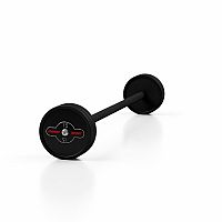 Rovná, obojručná činka MARBO MW-SG-15, 15 kg, čierna