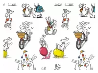 Baliaci papier Bob a Bobek 100 x 70 cm