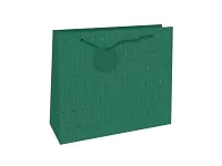 Darčeková taška reliéfna veľká zelená
