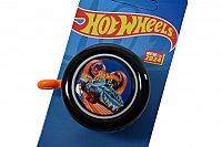 Zvonček na bicykel Volare Hotwheels, čierny
