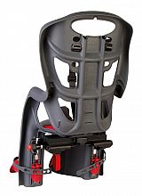 BELLELLI PEPE Detská sedačka na bicykel, upevnenie na zadný nosič, šedá