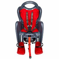 BELLELLI MR FOX Detská sedačka na bicykel EASY DREAM polohovateľná, šedá