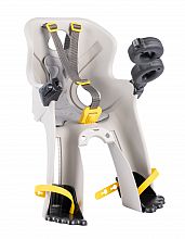 BELLELLI FRECCIA Detská sedačka na bicykel B-FIX, hodvábne šedá