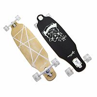 Muuwmi Longboard GLOW ABEC 7 PABLO, svietiace kolieska, svetelný efekt