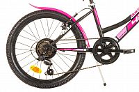 Juniorský športový bicykel Dino 20" ružovo čierny