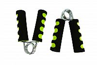 Penový posilňovač prstov s pružinou - čierno-zelený