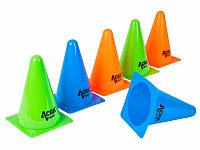 Tréningový kužeľ 6ks 18cm - rôzne farby