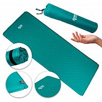 ACRAL140GRE samonafukovacia komfortná karimatka zelenomodrá 4cm