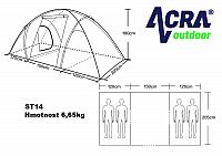 BROTHER ST14 Rodinný stan pre 4 osoby