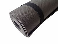 Gymnastická podložka 173x61x0, 4 cm čierna D81