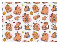 Baliaci papier Roztomilé kapybary 100 x 70 cm