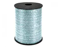 Svetlomodrá holografická viazacia stuha - 5 mm x 458 m