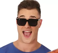 Party okuliare - Pixel s tmavými sklami