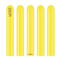 Dekoračné modelovacie balóniky žlté 260M 100 ks