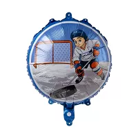 Fóliový balónik kruh - Hokejista 45 cm