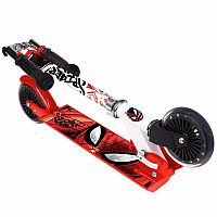 Skladacia kolobežka Spiderman, červená