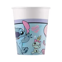 Papierové kelímky Stitch a Angel 8 ks