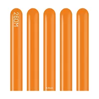 Dekoračné modelovacie balóniky oranžové 260M 100 ks