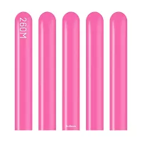 Dekoračné modelovacie balóniky tmavo ružové 260M 100 ks