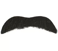 Hustý samolepící černý knír